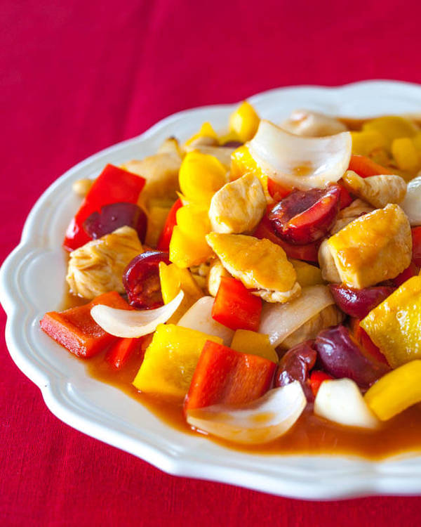 Sweet Sour Chicken with Cherry