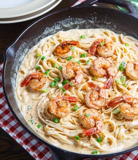 Shrimp Fettuccine Alfredo